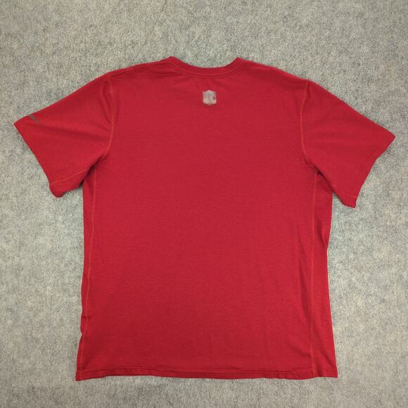Atlanta Falcons Shirt Mens XL Red NFL Football Dri Fit Nike Tee Short Sleeve - Picture 2 of 8